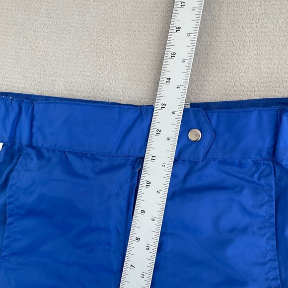 Vintage Adidas Track Pants Men Large (32x32) Blue Nylon 3 Stripes Ankle Zip 80s - Picture 9 of 11